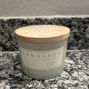 NWOT Sand + Fog 2 Wick Vanilla Orange Soy Wax Candle